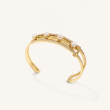 Art Deco Bangle Yellow Gold