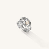 Art Deco Ring White Gold