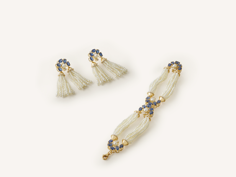Sapphire Tassels