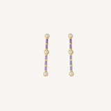 Lilac Purple Aurora Earrings