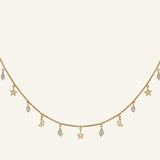 قلادة اللؤلؤ - الهلال والنجوم