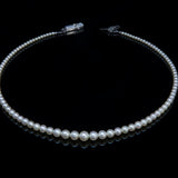 عقد من اللؤلؤ الفاخر ذو حبلا واحد