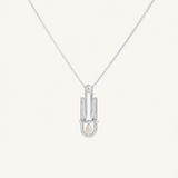 Art Deco Pendant White Gold