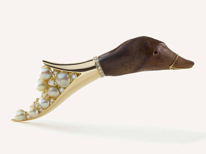 Duck Brooch