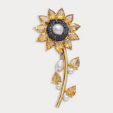Sun Flower Brooch