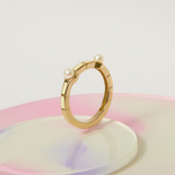 Sunlit Yellow Aurora Ring