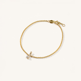 Letter Collection - Initial Bracelet Diamonds