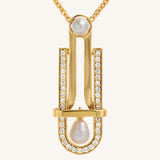 Art Deco Pendant Yellow Gold