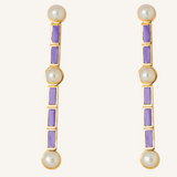Lilac Purple Aurora Earrings