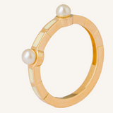 Sunlit Yellow Aurora Ring