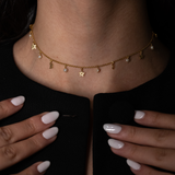 Pearl Choker - Crescent and Stars