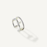 Droplet Ring (White Gold)