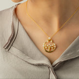 Colored Cluster Pendant