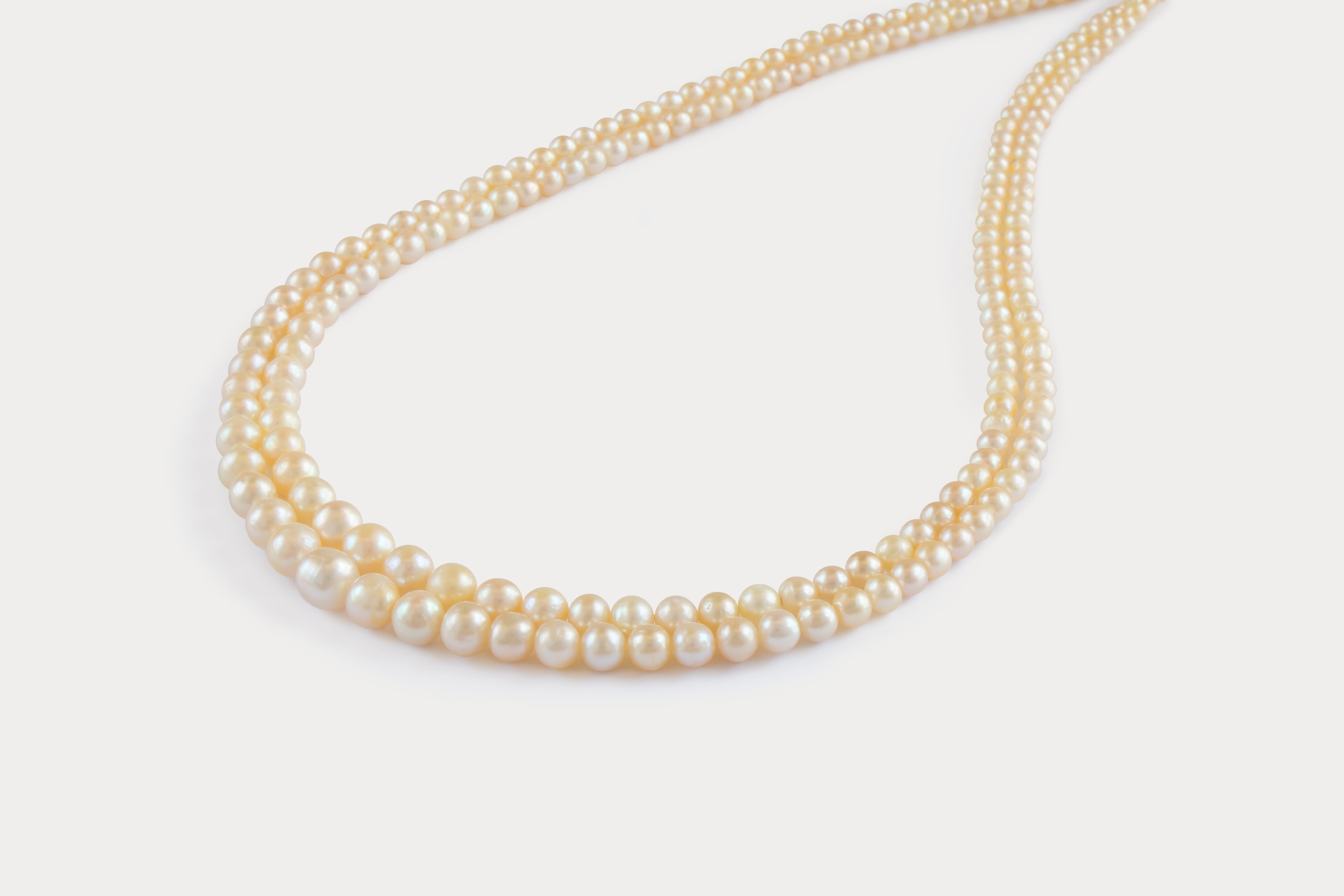 Semi Perfect Pearl Necklace