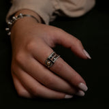 Art Deco Ring White Gold