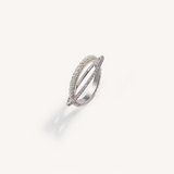 خاتم إنفينيتي الماسي - من الذهب الأبيض