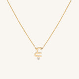 Initial Necklace - Letter Ain