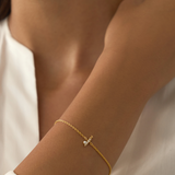 Letter Collection - Initial Bracelet Diamonds
