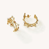 Matches Earrings (Yellow Gold)