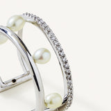 Droplet Ring (White Gold)