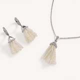 دلاية لؤلؤ - مُصغر من الذهب الأبيض