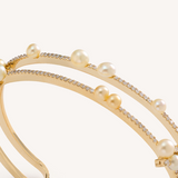 Multicolored Pearls Bangle