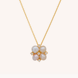 Pearl Cluster Flower Pendant