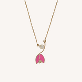 Pink Tulip Pendant