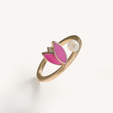 Pink Tulip Ring