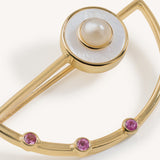 Pink Sapphire Brooch