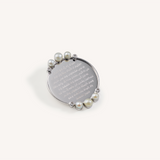 Small Ayat Al Kursi Brooch - White Gold