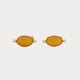 Amber Cufflinks