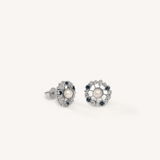 Blue Sapphire Stud (White Gold)